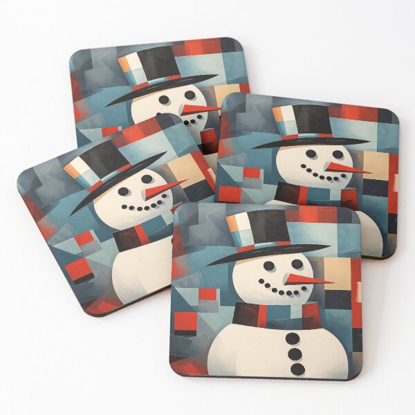 Item preview, Cubism Snowman designed and sold by dcrc.