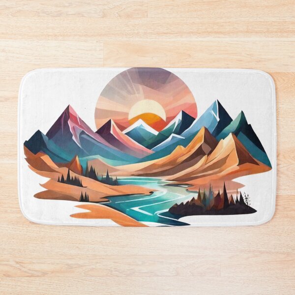 Item preview, Unearthly Realms: Abstract Art Reflecting Natural Landscapes (226) designed and sold by WASjourney.
