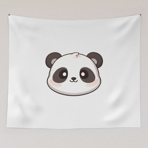 Item preview,  Panda Face with a Playful and Endearing Expression designed and sold by UmbrellaStudio1.