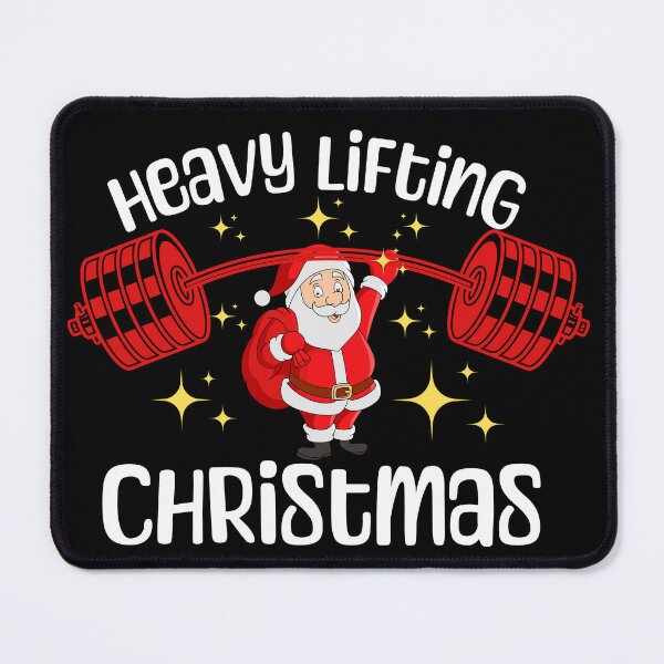 Item preview, Heavy Lifting Christmas for Powerlifters designed and sold by KrisRubinArt.