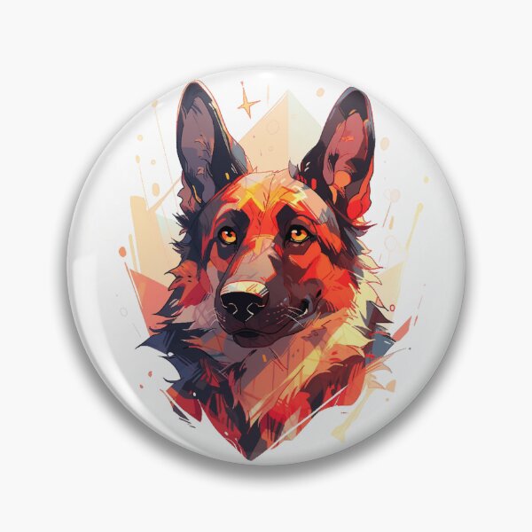 Artikelvorschau, Neo traditional German Shepard entworfen und verkauft von MendaciousMina.