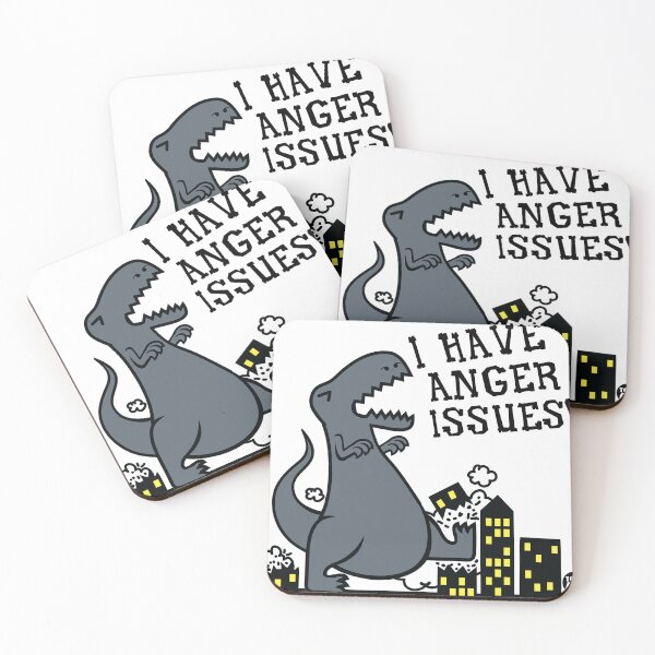 Item preview, ANGER ISSUES DINOSAUR  designed and sold by TODD GOLDMAN.