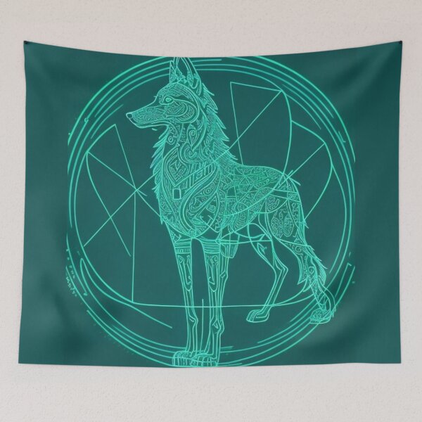 Item preview, Wolf Blueprint designed and sold by bluepawprint.