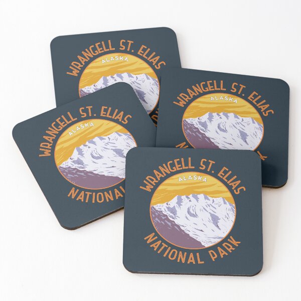 Item preview, Wrangell St. Elias National Park Retro Distressed Circle designed and sold by KrisSidDesigns.
