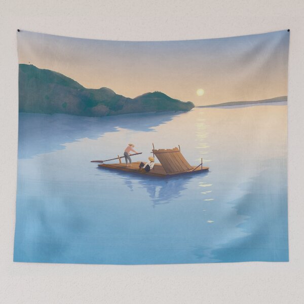Item preview, Huckleberry Finn, Mark Twain Literary Art for Book Lovers, Readers and Writers designed and sold by RedHillPrints.