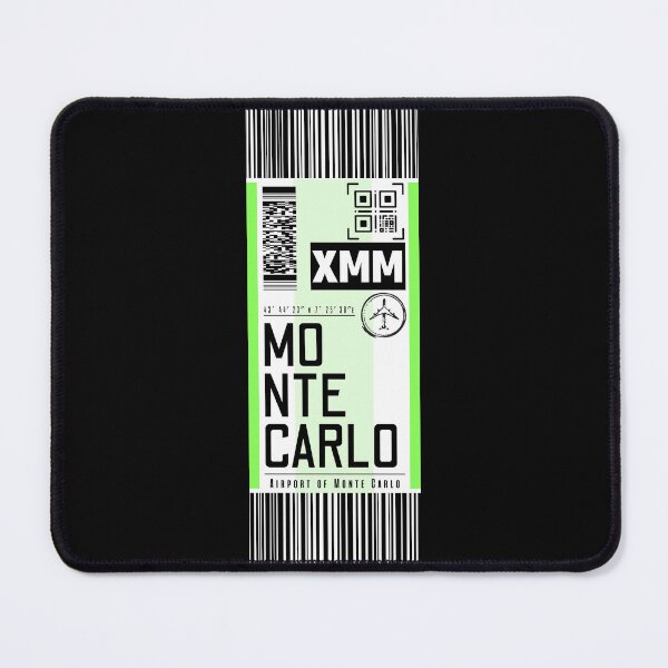 Item preview, MONTE CARLO classic luggage tag travel sticker designed and sold by LeddsoDello.