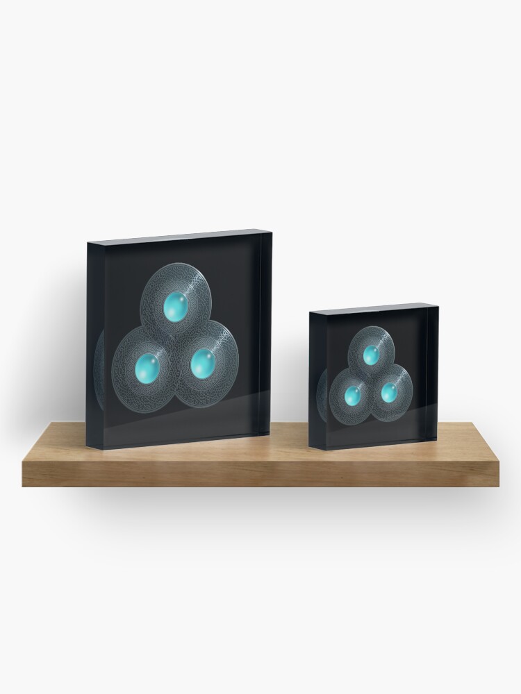 Alternate view of Triple Celt Acrylic Block