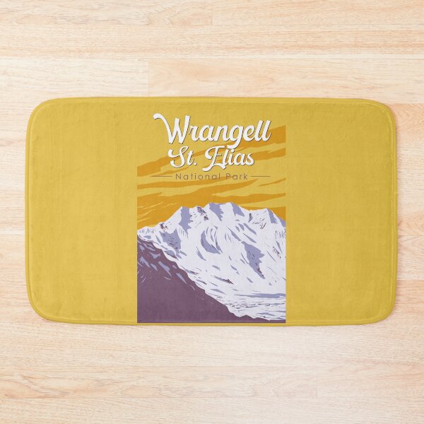 Item preview, Wrangell St. Elias National Park Illustration Travel Art Vintage designed and sold by KrisSidDesigns.