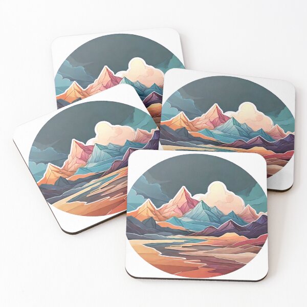 Item preview, Abstract Vista Symphony: Artistic Explorations of Landscapes (230) designed and sold by WASjourney.