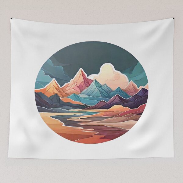 Item preview, Abstract Vista Symphony: Artistic Explorations of Landscapes (230) designed and sold by WASjourney.