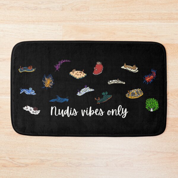 Item preview, Nudis Vibes Only Nudibranch Scuba Diving Cartoon Funny Cute Underwater Critters designed and sold by RainbowGuacamol.