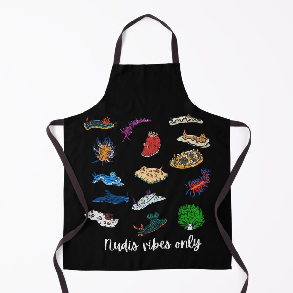 Item preview, Nudis Vibes Only Nudibranch Scuba Diving Cartoon Funny Cute Underwater Critters designed and sold by RainbowGuacamol.