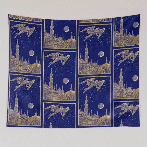 Item preview, A demon flying at night designed and sold by stevepaint.