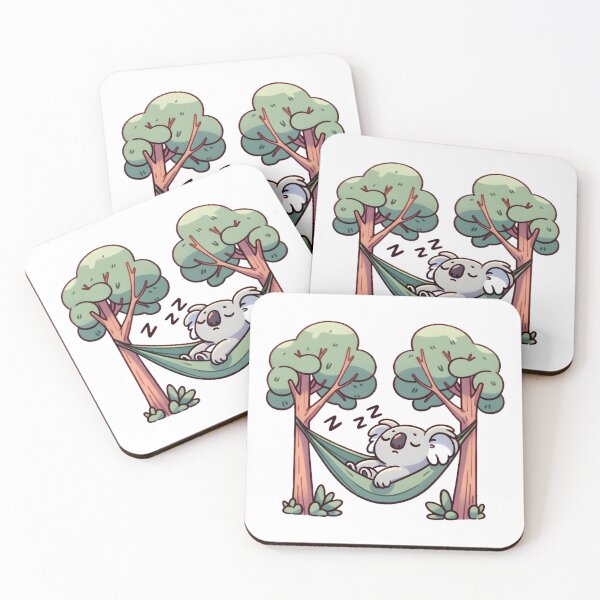 Artikelvorschau, Koala's Peaceful Nap in a Forest Hammock entworfen und verkauft von UmbrellaStudio1.