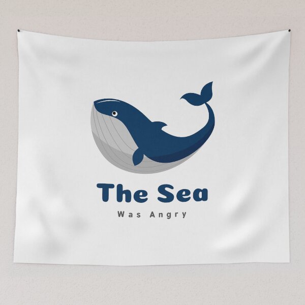 Item preview, The sea  was Angry Sea whale designed and sold by FLOWER--ART.