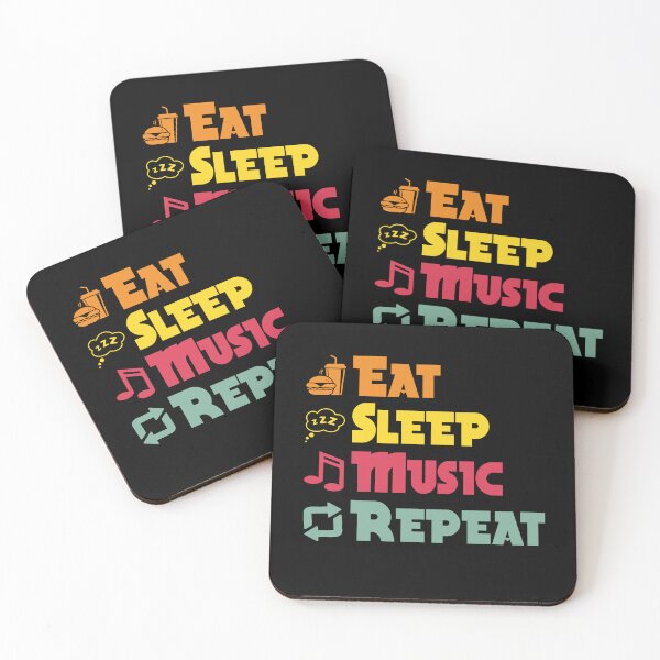 Item preview, Eat Sleep Music Repeat designed and sold by creativevogue.