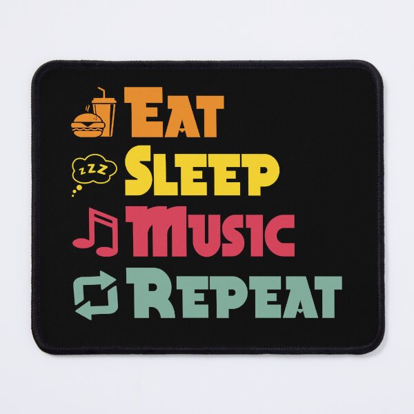 Item preview, Eat Sleep Music Repeat designed and sold by creativevogue.
