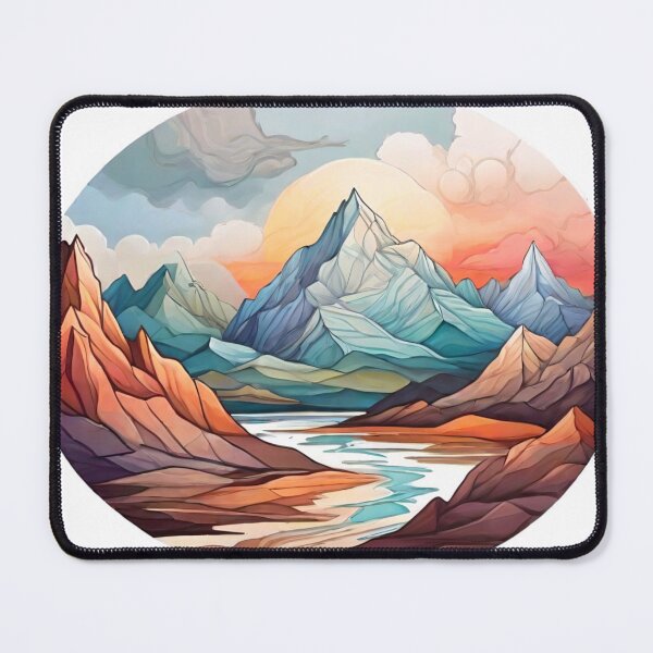 Item preview, Enigmatic Terrains: Abstract Landscapes Unveiled (231) designed and sold by WASjourney.