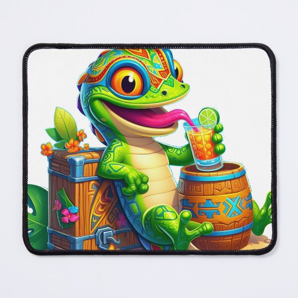 Item preview, Tropical Tiki Time Gecko designed and sold by Canaba.