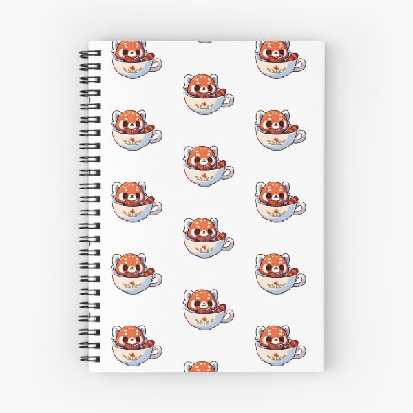 Item preview, Red Panda Reading Cozily in Teacup designed and sold by UmbrellaStudio1.