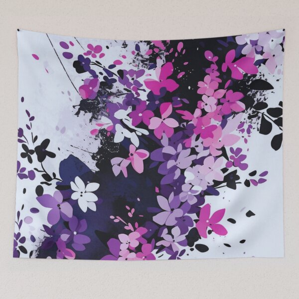 Item preview, Flower pattern illustration designed and sold by LazyLifestyle.