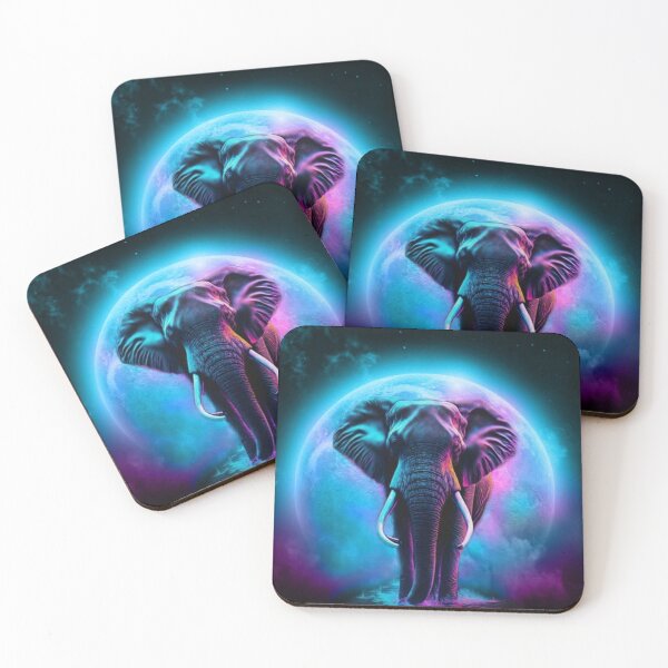 Item preview, ELEPHANT IN THE MOONLIGHT  designed and sold by johnnyssandart.