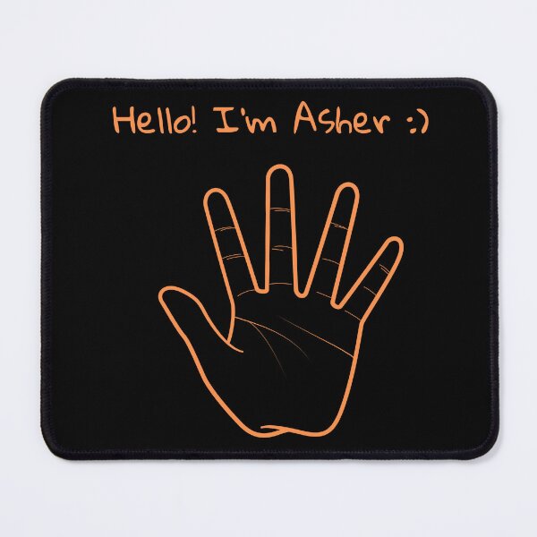 Item preview, Hello I'm Asher my name funny boy cute designed and sold by STRAVOY.