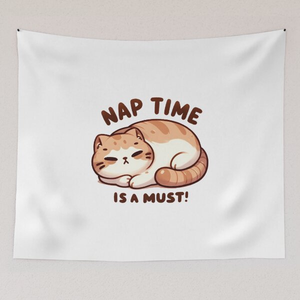 Item preview, Cat Embracing the Essential Nap Time designed and sold by UmbrellaStudio1.