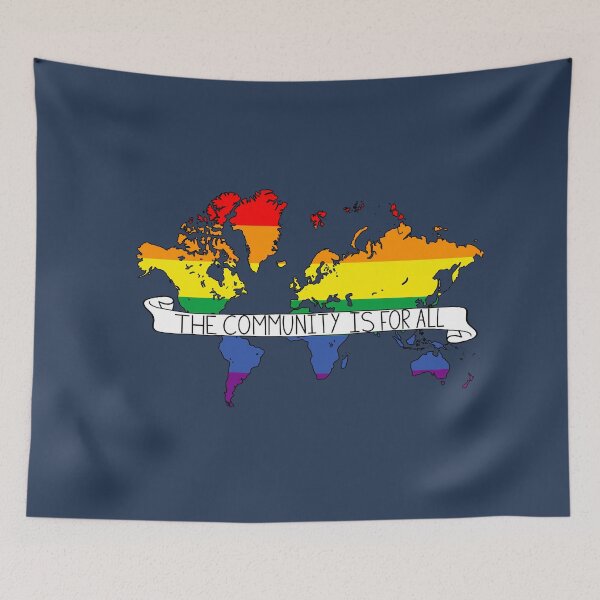 Item preview, World Pride: The community is for all designed and sold by Laffinch.