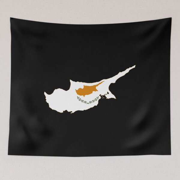 Item preview, Cyprus Flag Map designed and sold by feether-store.