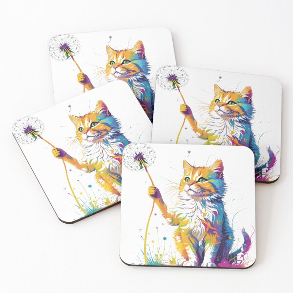 Item preview, Dandelion Cat Lovers Cats Kittens designed and sold by Mayalogo.