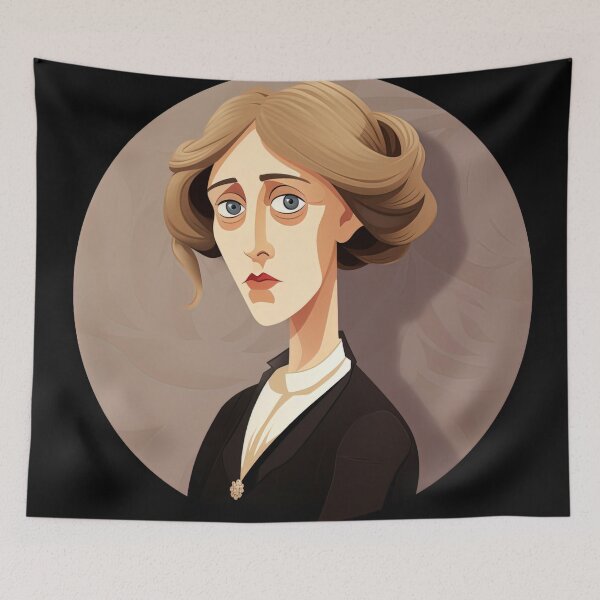 Item preview, Virginia Woolf | cute style designed and sold by ComicsFactory.