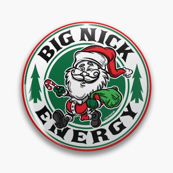 Item preview, Big Nick Energy Retro Santa designed and sold by eShirtLabs.