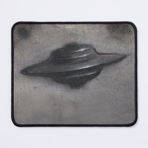 Item preview, Alien UFO Vintage Cartoon Flying Saucer Roswell Area 51 I Want To Believe  designed and sold by frankforteart.