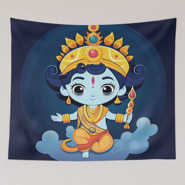 Item preview, Vishnu | cute style designed and sold by ComicsFactory.