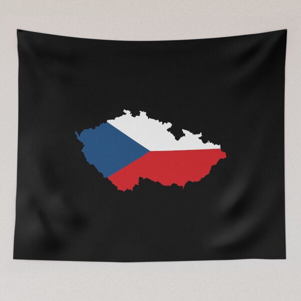 Item preview, Czechia Map Flag designed and sold by feether-store.