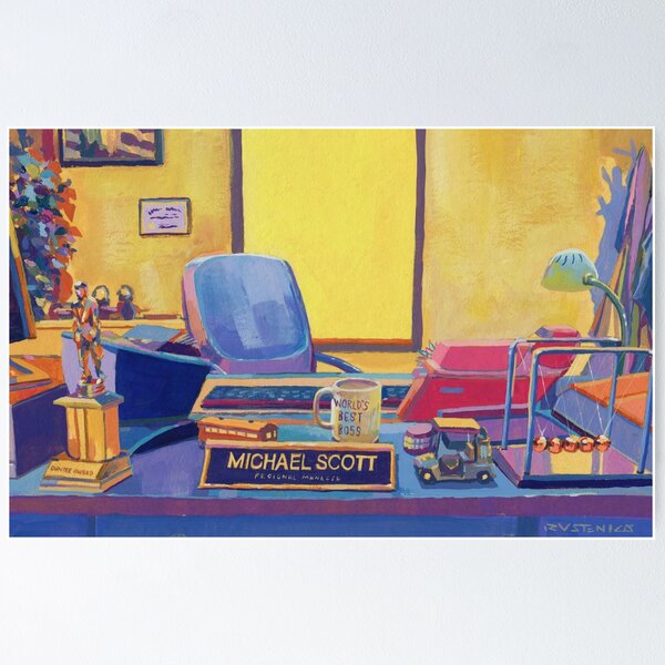 Item preview, Michael Scott Desk  designed and sold by rustenico.