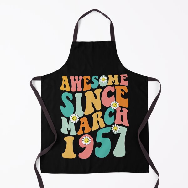 Item preview, Awesome Since March 1957 | Made In 1957 | Retro Groovy Birthday designed and sold by Christina-grich.