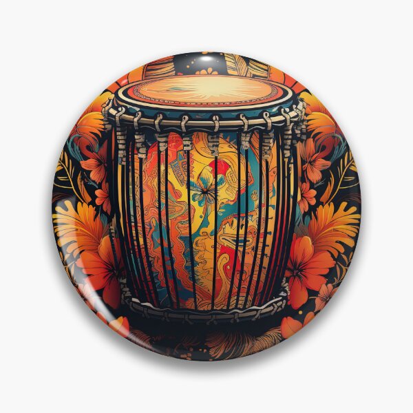 Item preview, colorful tabla instrument designed and sold by artyficial-.