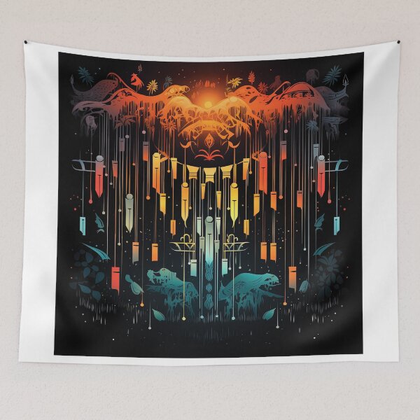 Item preview, colorful shapes looking like a tree designed and sold by artyficial-.