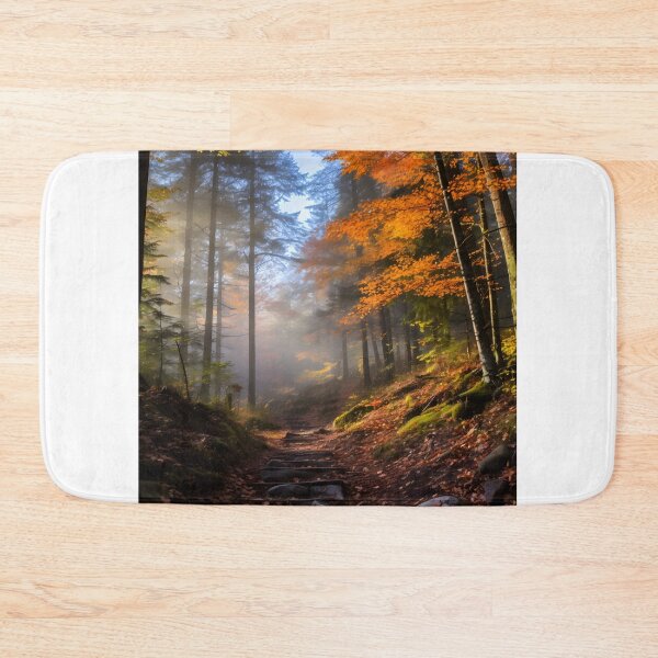 Item preview, Autumn Misty Forest Scenery designed and sold by Shirtastically.