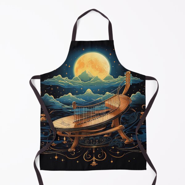 Item preview, fantastic hammered dulcimer instrument in space designed and sold by artyficial-.