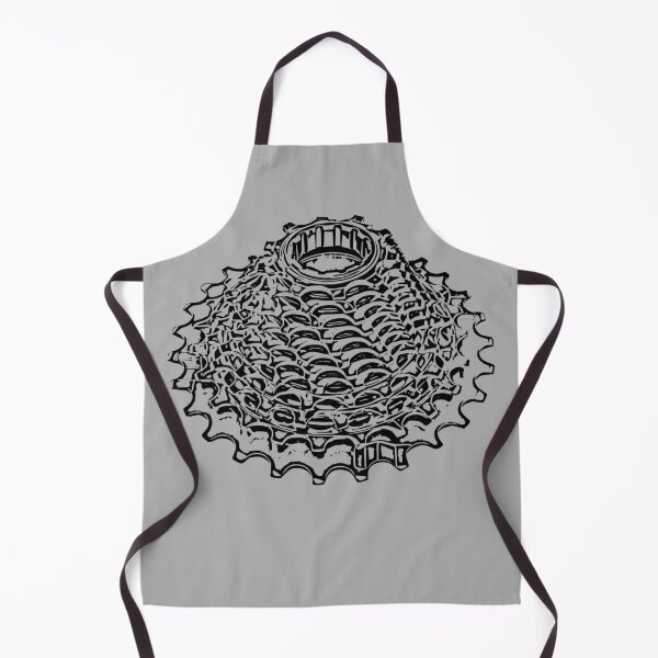 Item preview, Rear Cassette Sketch (Black) designed and sold by bonk-cycling.