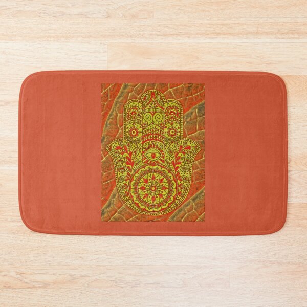 Item preview, Golden Mandala Hand of Hamza designed and sold by bipolarvirgoart.