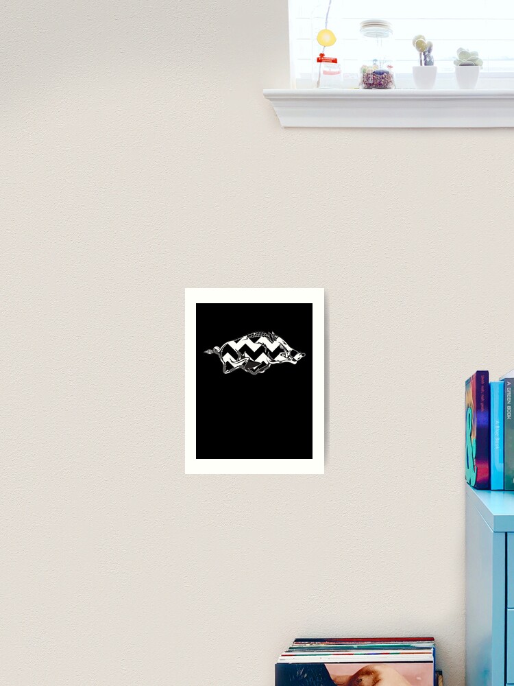 Thumbnail 2 of 3, Art Print, Chevron Razorback designed and sold by Withold.