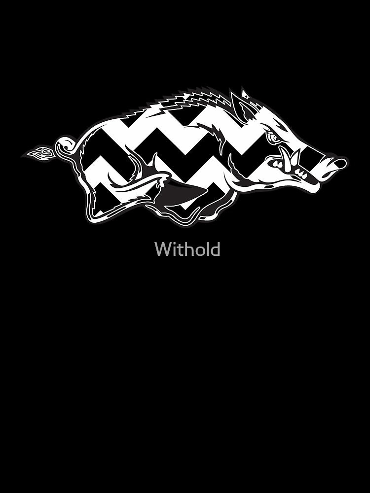 Thumbnail 2 of 2, Postcard, Chevron Razorback designed and sold by Withold.