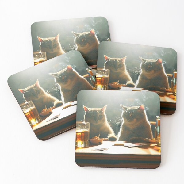 Item preview, Cats in the Whiskey Bar designed and sold by Philomat.
