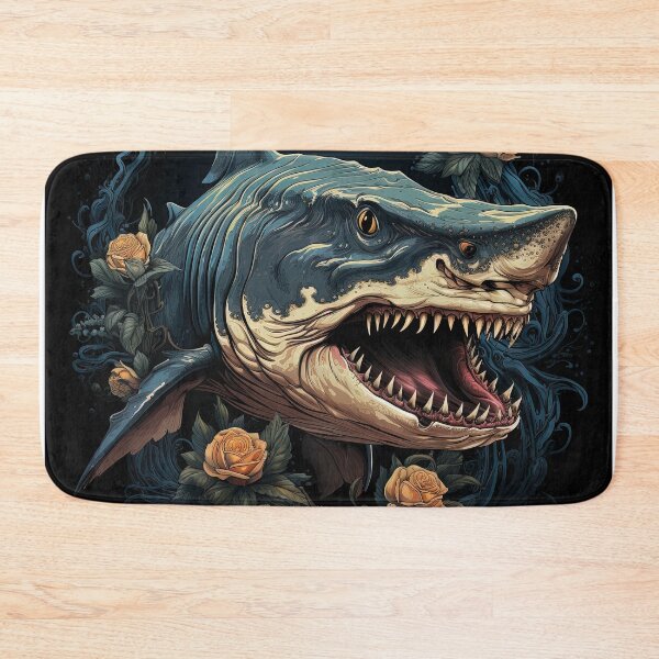 Item preview, monstrous shark attack designed and sold by artyficial-.