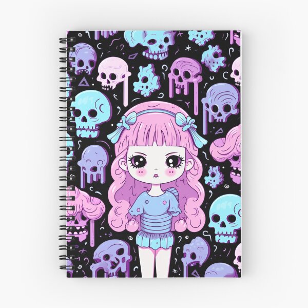 Item preview, Creepy Kawaii Pastel Pattern designed and sold by LazyLifestyle.