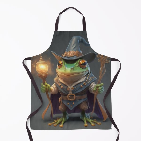 Item preview, FROG WIZARD ADVENTURE TIME”: wizard frog with magic wand designed and sold by Obinne.